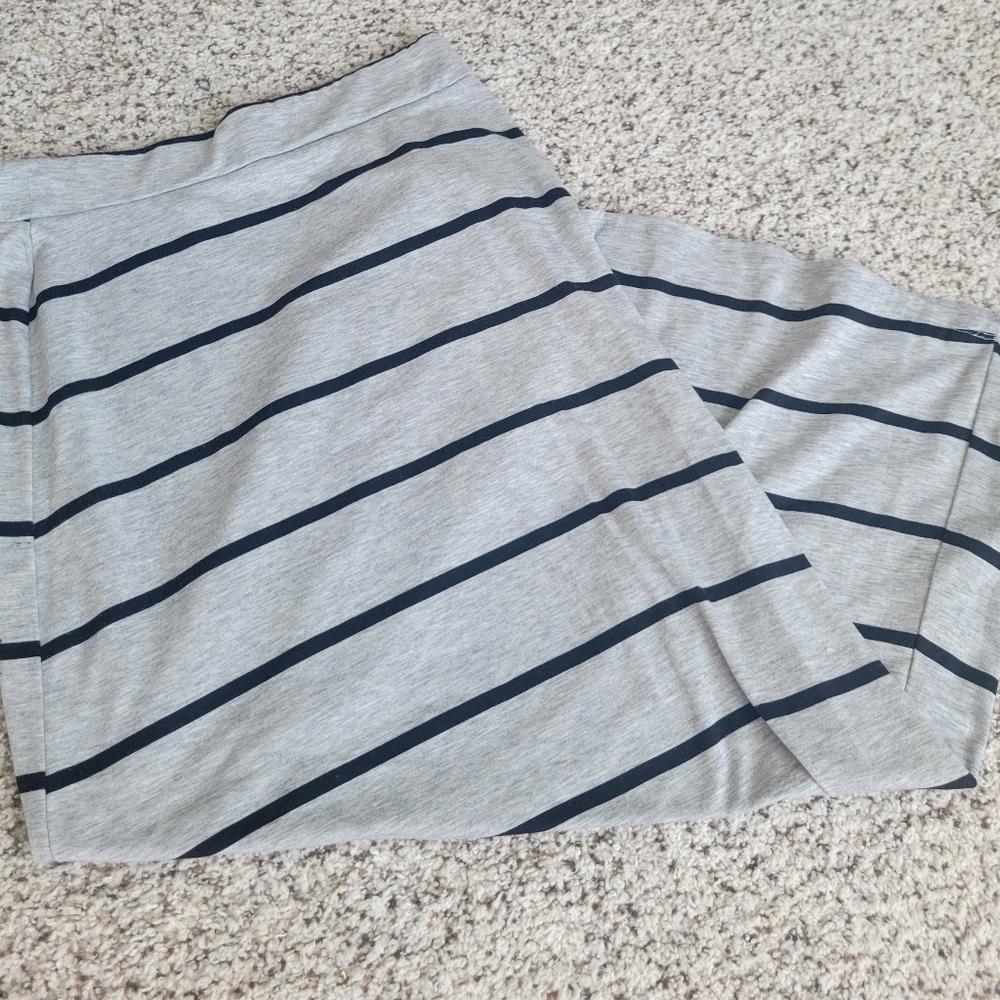 Striped Y2K Maxi Skirt